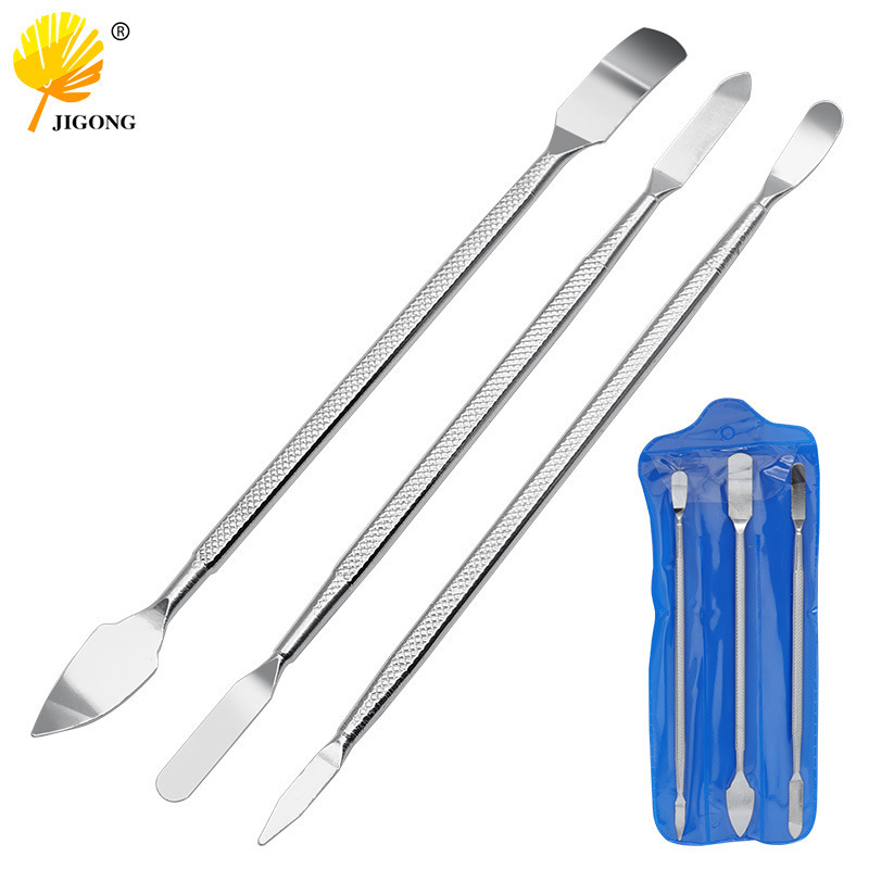 Three-Piece Set of Multi-Purpose Double-Headed Metal Crowbar, Mobile Phone Tablet Disassembly and Repair Tool, Metal Crowbar
