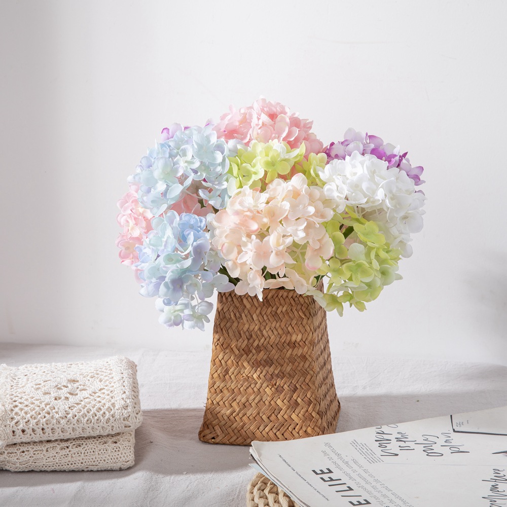 Floral Wall Photography Backdrop Simulation Artificial Hydrangea Plant Wall Artificial Flowers Wedding Handheld Flowers Home Decor MW07354
