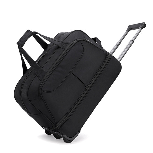 Cross-border wholesale travel trolley bag Oxford cloth tug bag men and women boarding bag luggage bag expandable large capacity bag