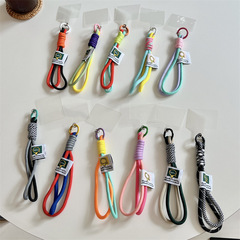 通用多巴胺配色可拎掛繩手腕繩適用蘋果華為榮耀手機殼手腕帶防丟