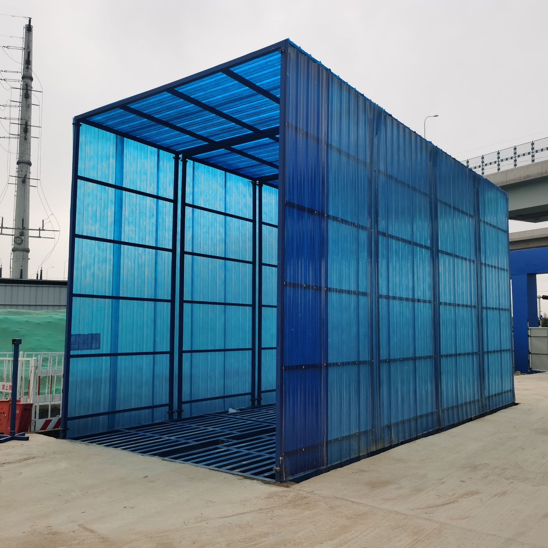 全封闭式工程洗车房自动感应龙门洗车机建筑工地洗轮机厂家