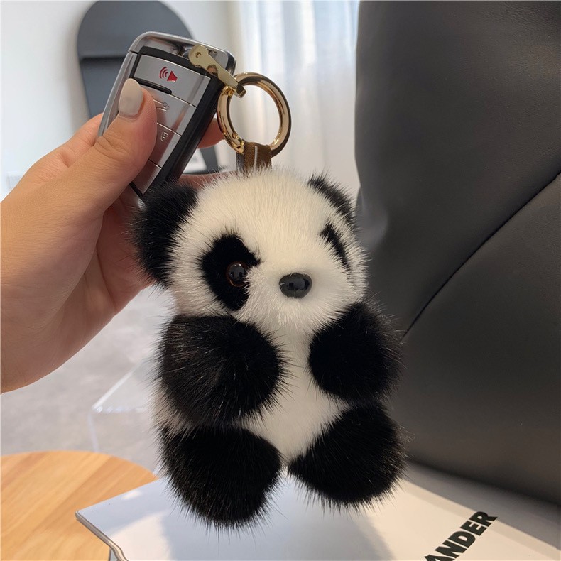 [Colección de animales de peluche] llavero de automóvil de peluche pequeño conejo colgante bolso de muñeca de peluche colgante