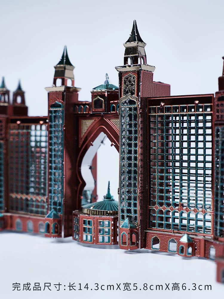 Полный металлический конструктор, маленькая трехмерная головоломка, DIY, 3D