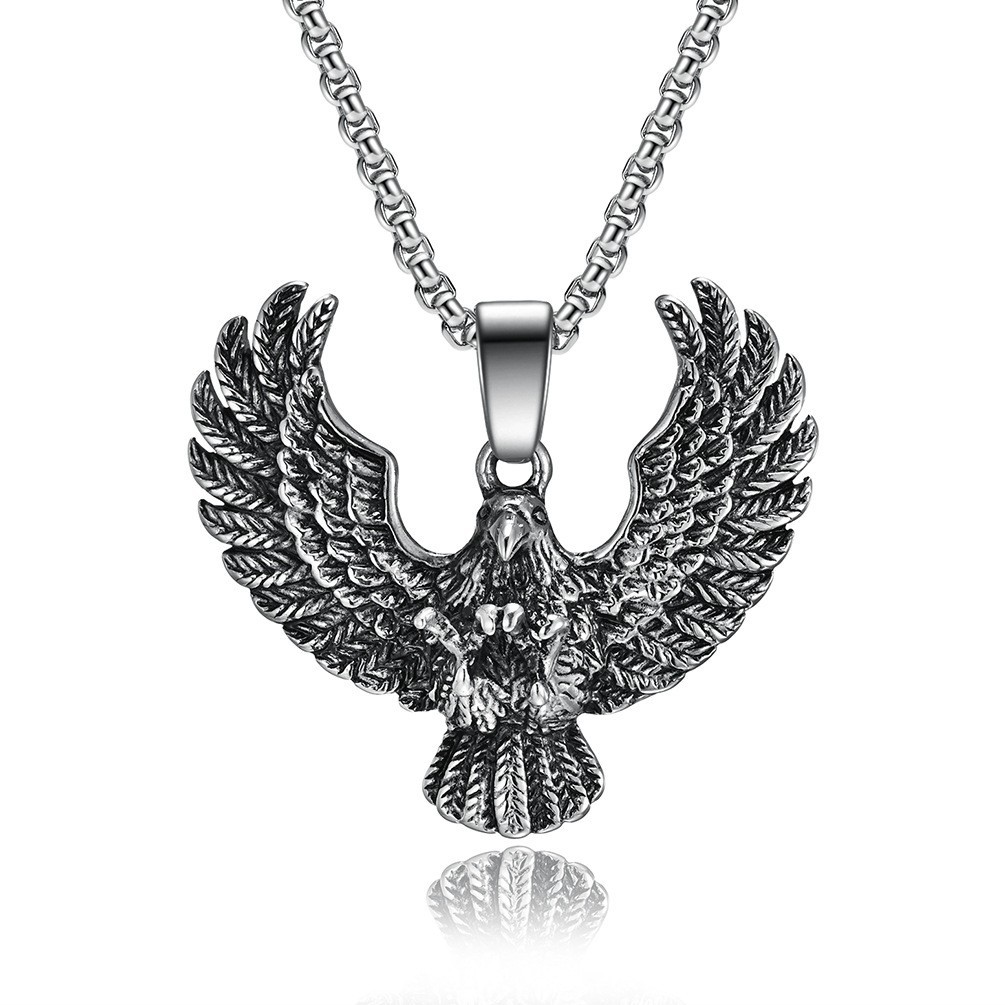 retro necklace stainless steel