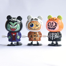 跨境上链发条玩具赠品休闲解压玩具恶魔幽灵南瓜人万圣节产品批发