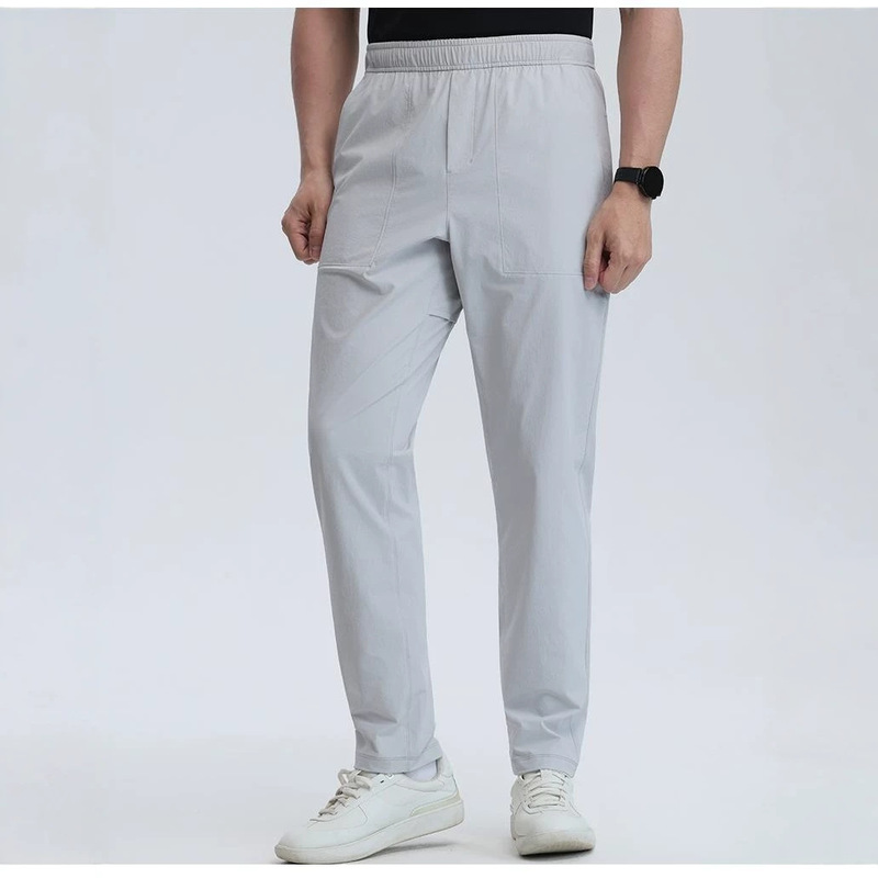 HL.88012 LULU functional quick-dry pants with breathable crotch design, summer thin style, loose fit for commuting and casual wear