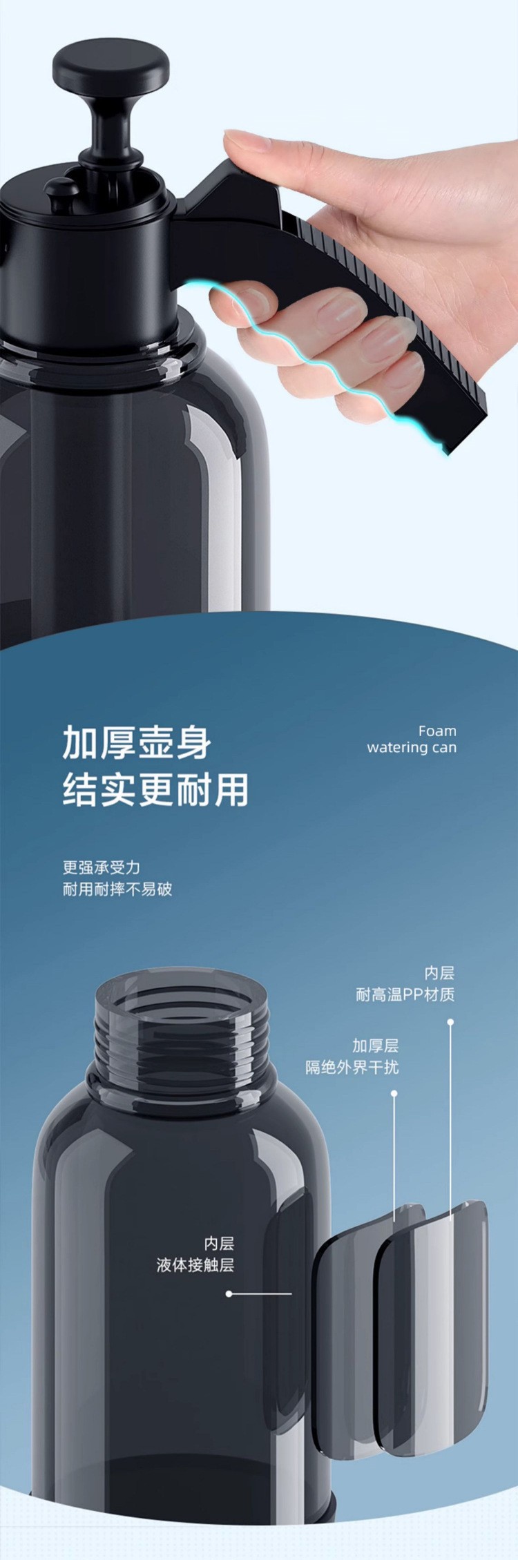 Car Wash Foam Sprayer, Multi-Purpose Foam Machine, Spray-Type Gardening Tool for Watering Flowers, Air Pressure Automotive Supplies, Cross-Border Export