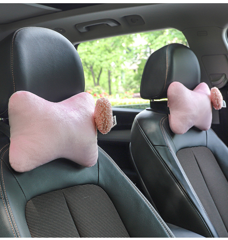 Car Headrest, Car Cushion, Neck Pillow, Car Seat Neck Pillow, Car Cushion, Cute Car Rear Pillow, Heart
