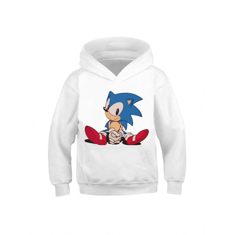 Amazon Cross-Border Best-Selling Long-Sleeved Hoodie 3D Digital Printing Sonic the Hedgehog Printed Loose Sweatshirt