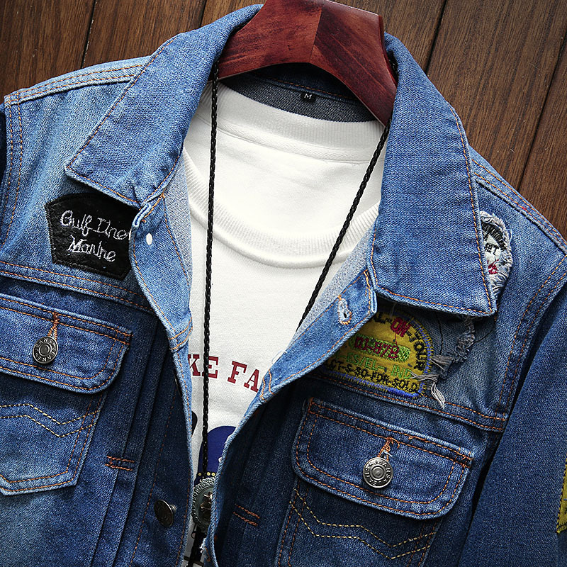 Jacket Mens Denim Jacket Men Jeans Jackets OUTERWEAR DENIM Coat 3