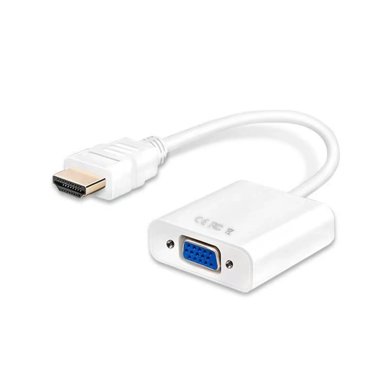 Заводской прямой HDMI к VGA кабель HDMI к VGA кабель высокого разрешения адаптер 1080P конвертер