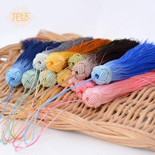 New Handmade Fringe DIY Jewelry Accessory Braided Pineapple Knot Net Clasp Multicolor Pineapple Hat Weaving 1.8CM