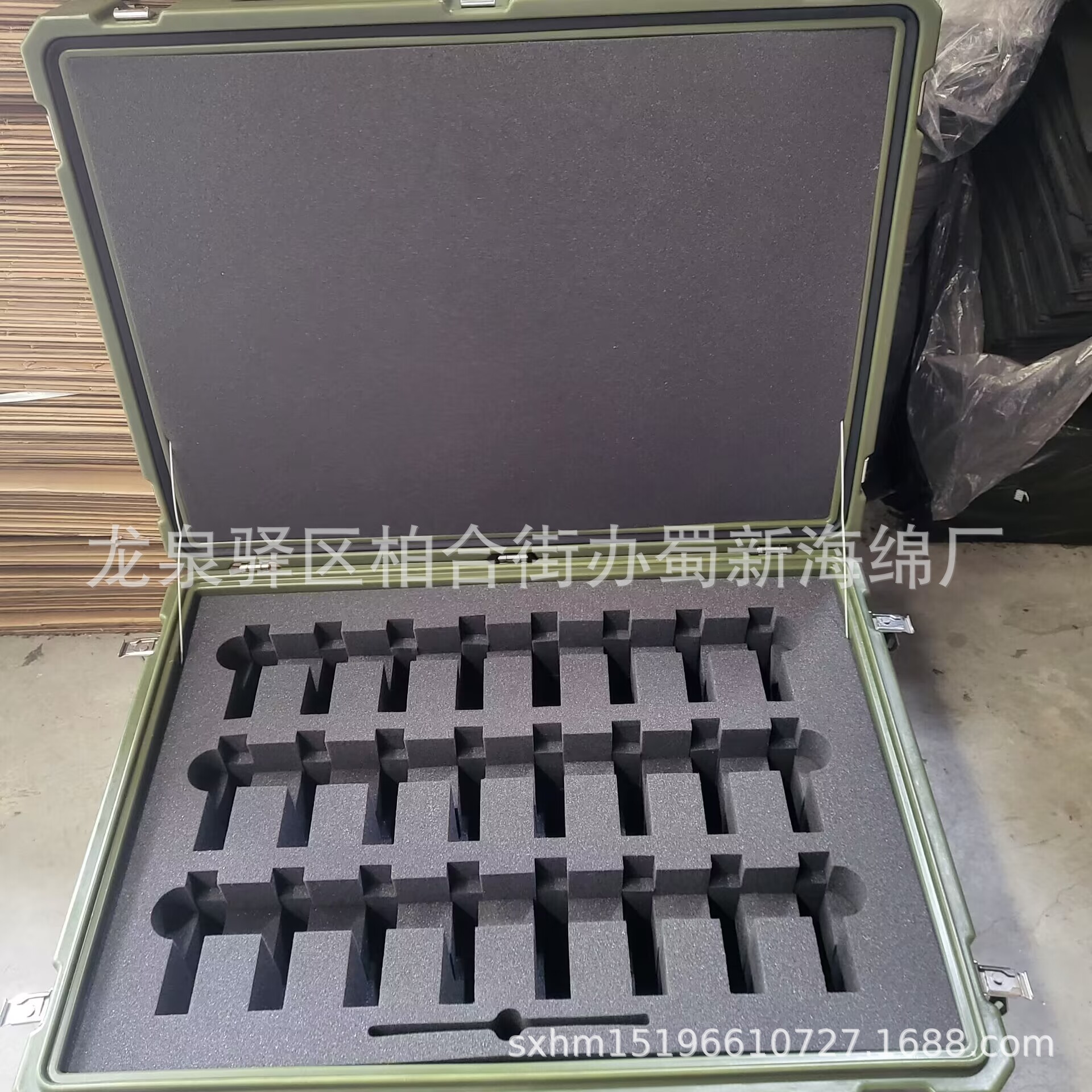 厂家供应小方格手撕海绵内衬/包装海绵内衬/海绵成型包装