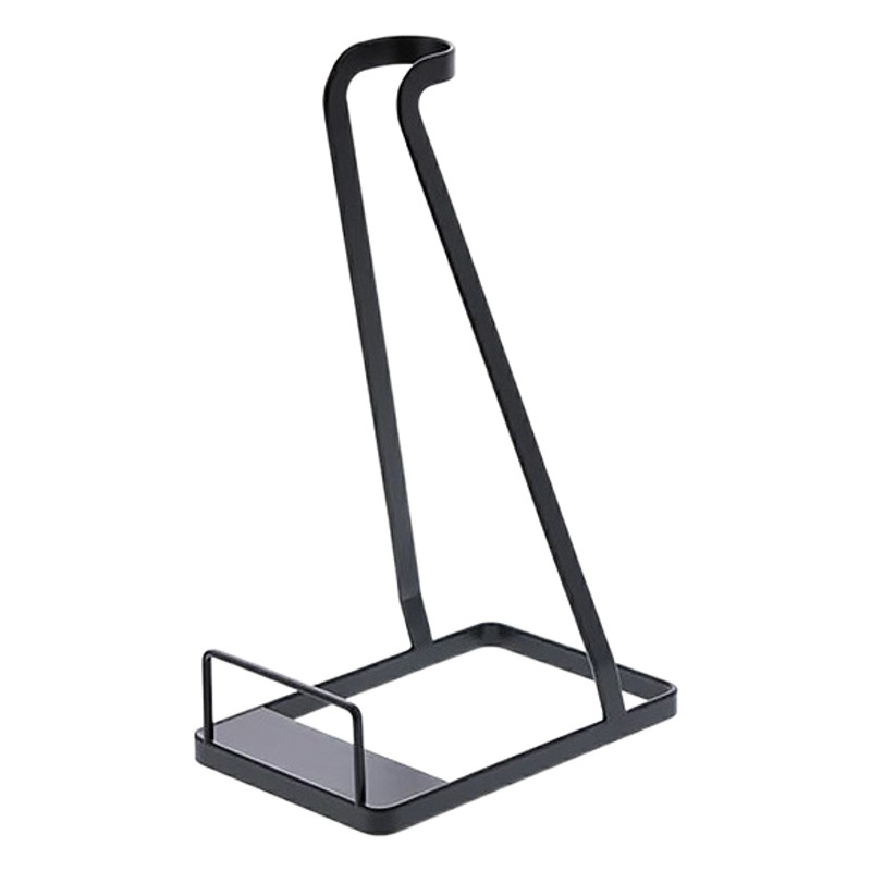 Transfronterizo simple plegable de estilo japonés aspiradora estante de almacenamiento de hierro fregona estante de almacenamiento de pie