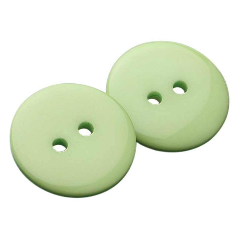 Wholesale Spot Color Two-Eye Bread Buttons Suit Placket Cuffs Small Buttons Children's Clothes Shirt Resin Buttons