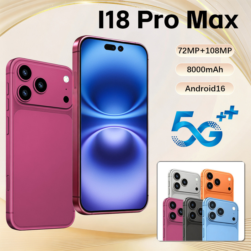 New product: [i18promax] cross-screen smartphone, 16GB RAM + 1TB storage, exclusively for export, factory stock available, one-piece drop shipping