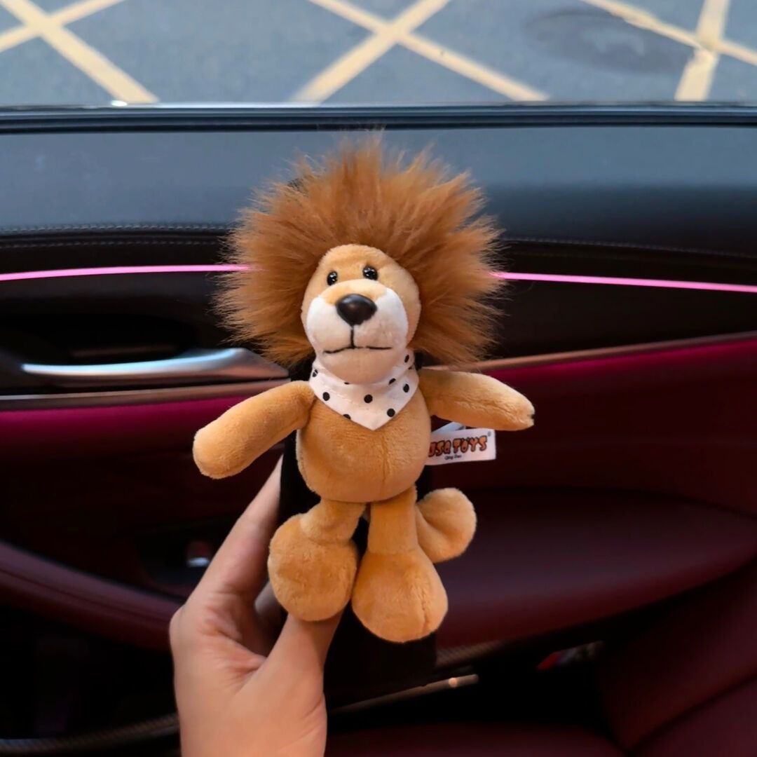 Zootopia Spring Series Nick and Judy Car Seatbelt Shoulder Pads Plush Doll Anti-Strangling Decoration