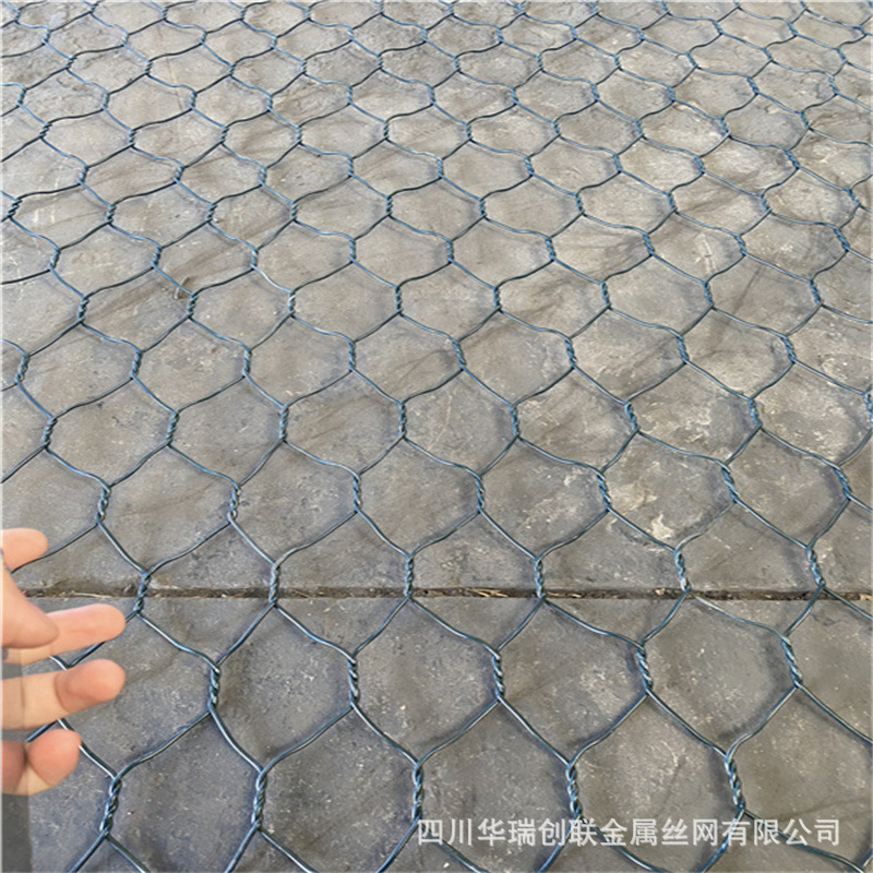 成都塑料石笼网 防冲生态毯  PET 雷诺护垫 生态石笼网 聚酯渔网