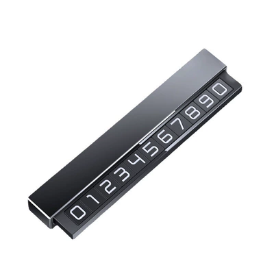 Nömrəli dayanma kartı – plate, alloy car accessory