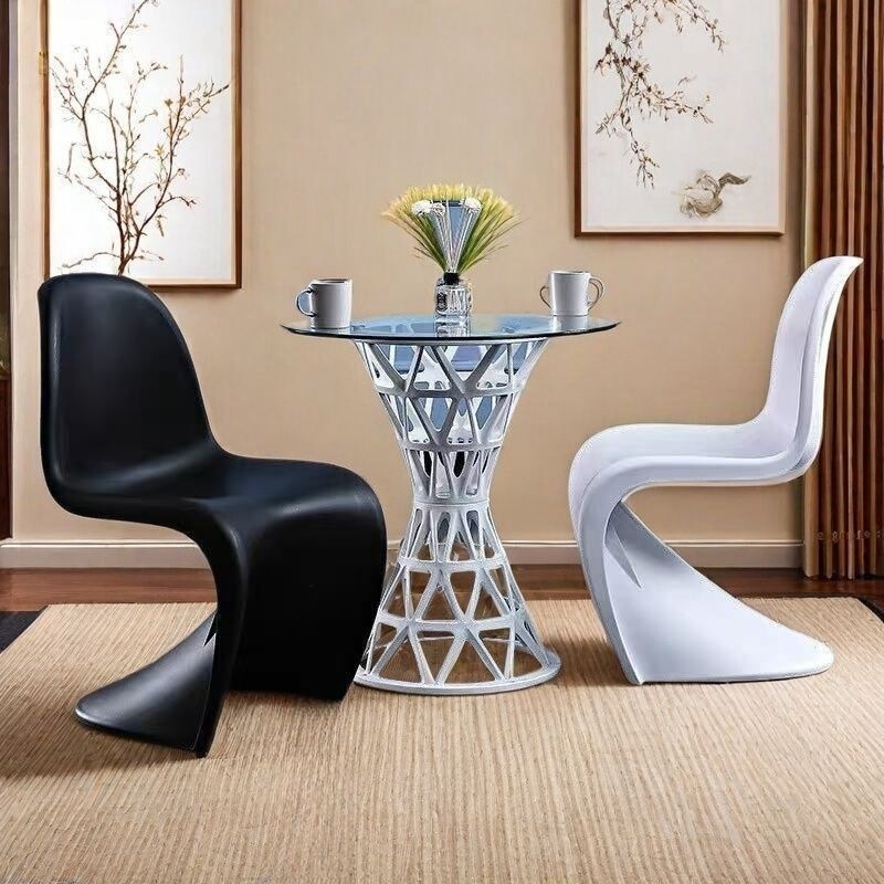 Home Bar Stools, Simple and Creative Acrylic Plastic Dining Chairs, Trendy Beauty Chairs, Ghost Crystal Transparent Panton Chairs Home Bar Stools, Simple and Creative Acrylic Plastic Dining Chairs, Trendy Beauty Chairs, Ghost Crystal Transparent Panton Chairs