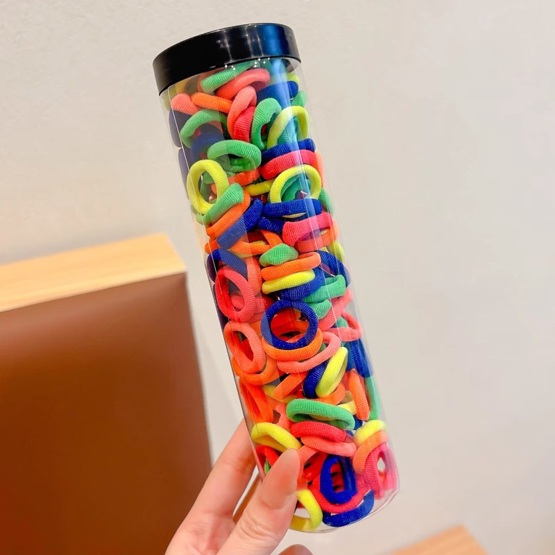 Cola de caballo para niños, lazo para el cabello para el pulgar, banda de goma alta elástica y duradera, el bebé no daña el cabello, cuerda para el cabello, menos cabello, cuerda para el cabello, accesorios para el cabello