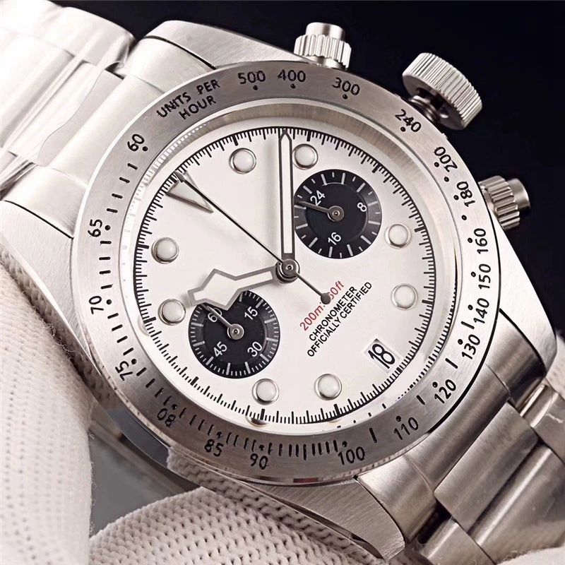 Glass mechanical light watch, fully automatic