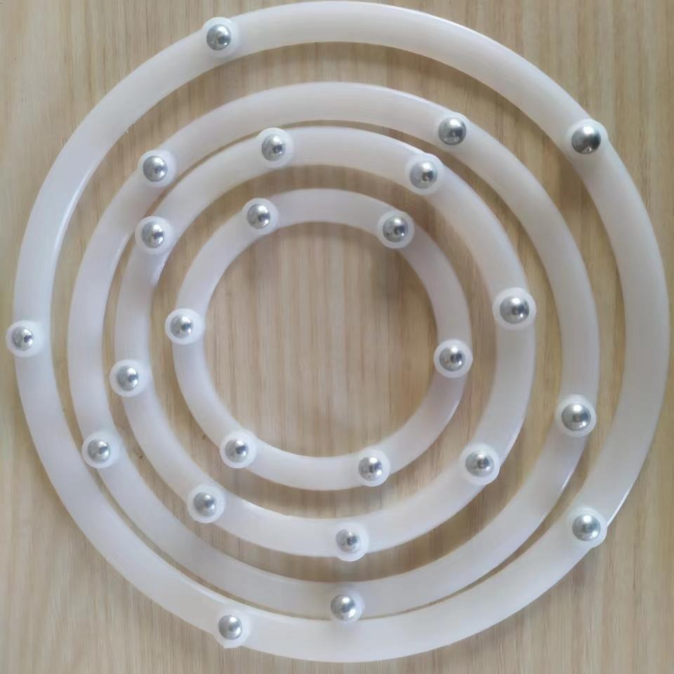 塑胶转盘家具转盘塑料旋转果盘笔筒架零食转盘轴承转盘展示架专用