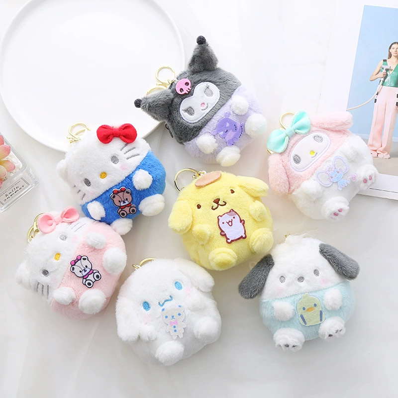 Sanrio, японская плюшевая кукла, кошелек, сумка для ключей, брелок, подвеска, новая коллекция