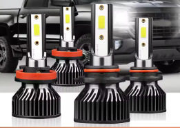 Tcyato Cross-Border Hot-Selling Led Headlight Set, Front Headlights, Fog Lights, High and Low Beam Modified Headlights