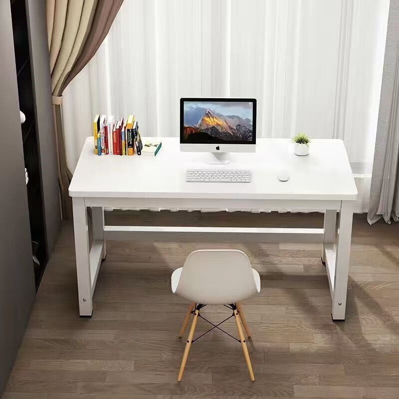 Computer desk made of 25mm thick board, simple long desk, student study desk, long wall-mounted office desk for study room Computer desk made of 25mm thick board, simple long desk, student study desk, long wall-mounted office desk for study room