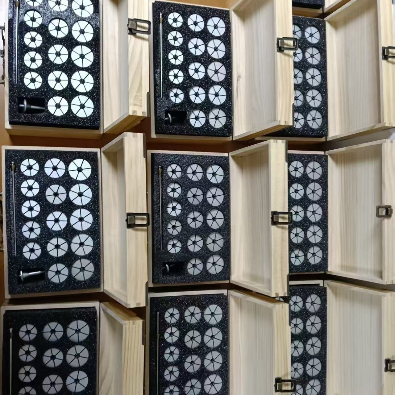 千田8mm钟表车床内撑夹头表壳螺纹狗牙圈修复后盖抛光打磨夹具