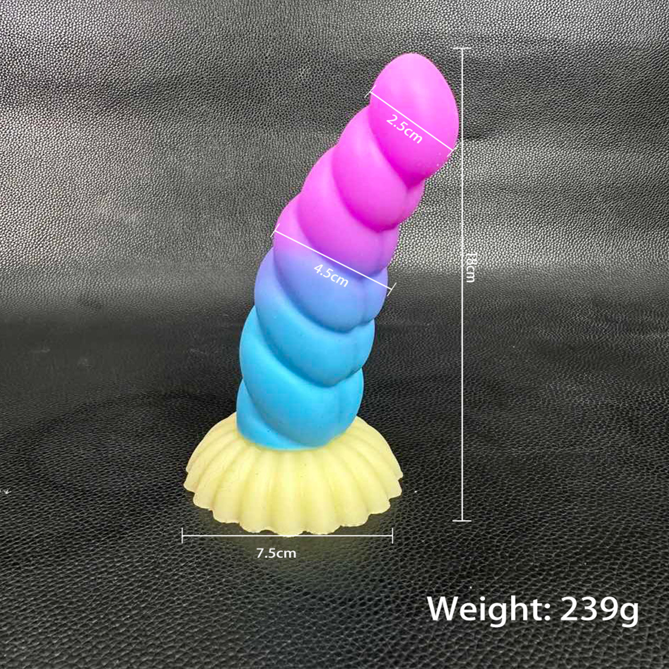 Silicone Anal Plug with Fox Tail Design, Colorful Special-Shaped Adult Toy — detail image 23