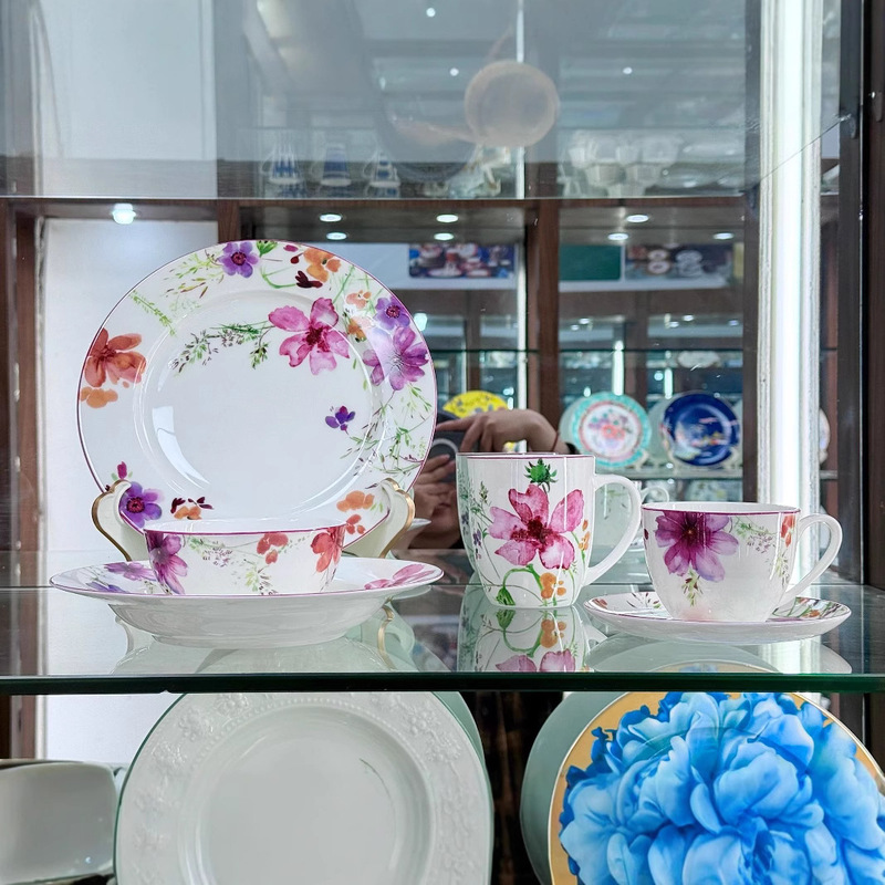 German Imported villeroyboch Weibao Afternoon Tea Cup and Saucer European-style Coffee Cup and Saucer Light Luxury Dopamine Gift German Imported villeroyboch Weibao Afternoon Tea Cup and Saucer European-style Coffee Cup and Saucer Light Luxury Dopamine Gift