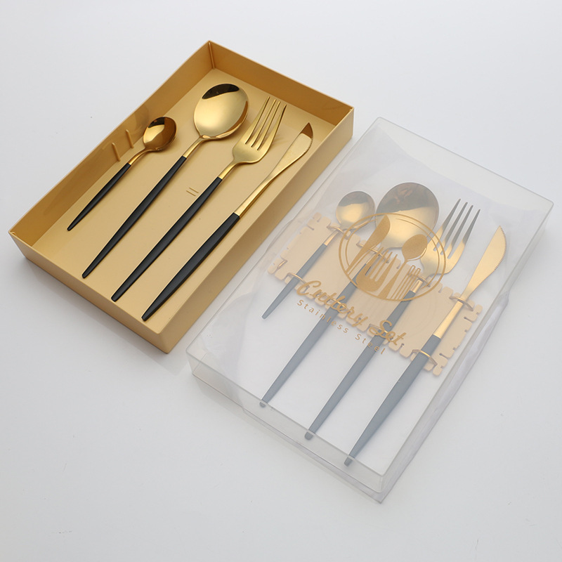 노란색 상자-16개 세트-블랙 골드