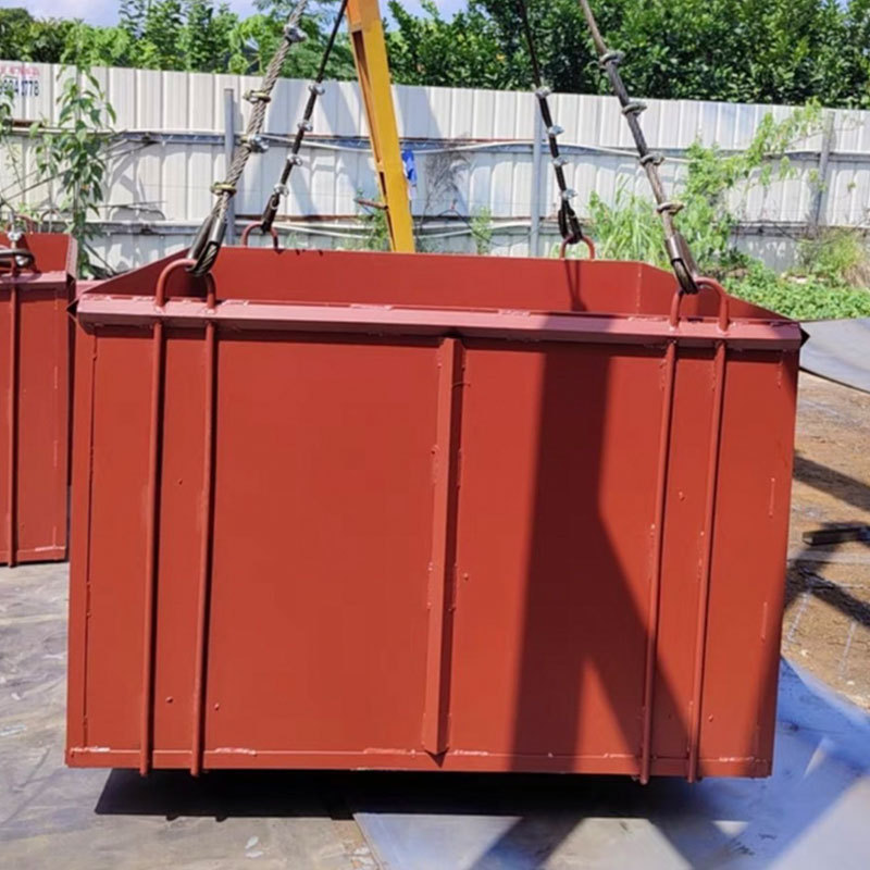 建筑机械塔吊方形料斗 混凝土砂浆塔机运料设备 多功能塔机料斗
