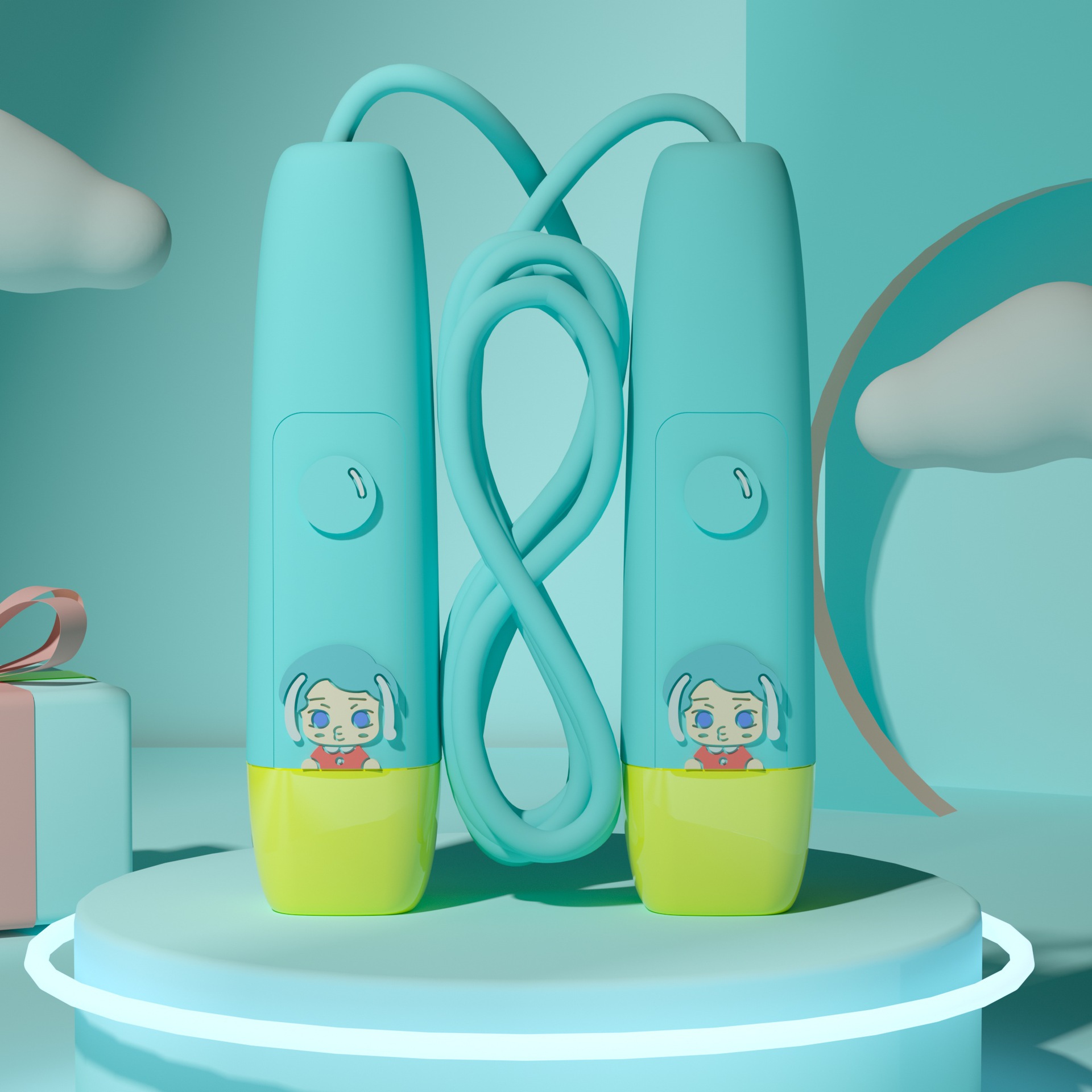 다다 블루 PVC 로프 [종이 카드 가방]
