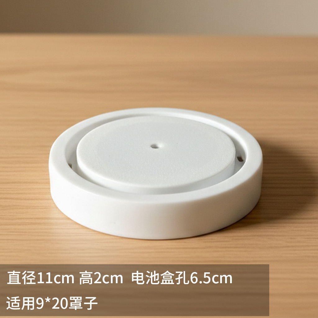 Flor inmortal cubierta de vidrio cubierta de acrílico cubierta de plástico transparente semicircular flor seca base a prueba de polvo con lámpara DIY material