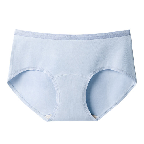 Extended crotch underwear for women, cotton mid-waist, comfortable butt lift, front heightening, pure cotton crotch 5A antibacterial breathable briefs for women