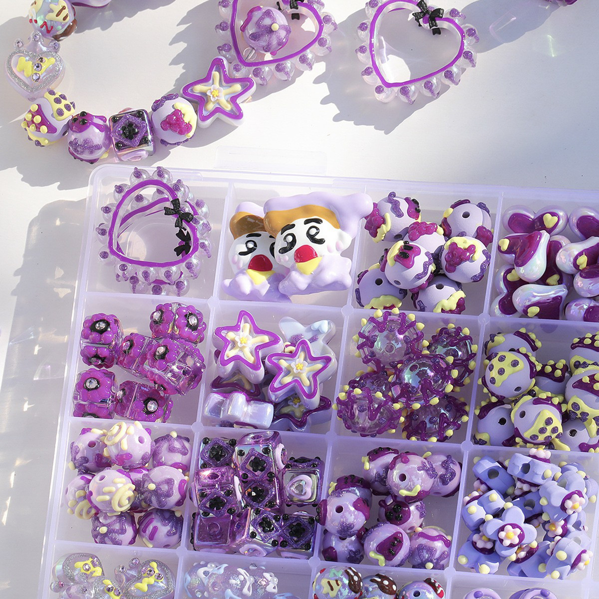 Purple materials set