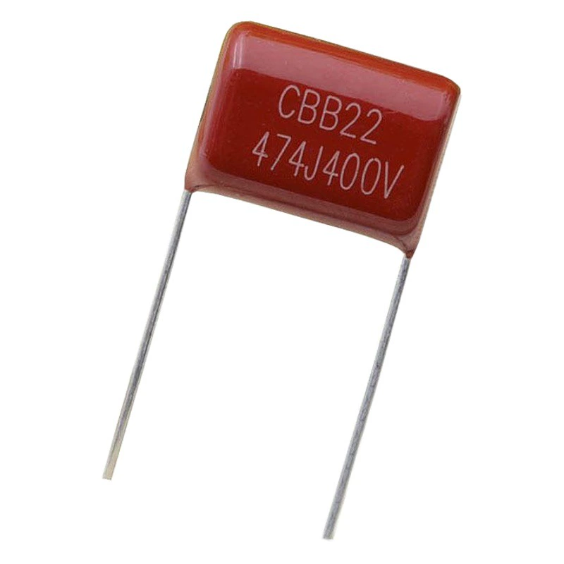 CBB22 Емкость 474J400V Пленочный конденсатор 0,47 мкФ 400V474J Расстояние между контактами 10, 15, 20