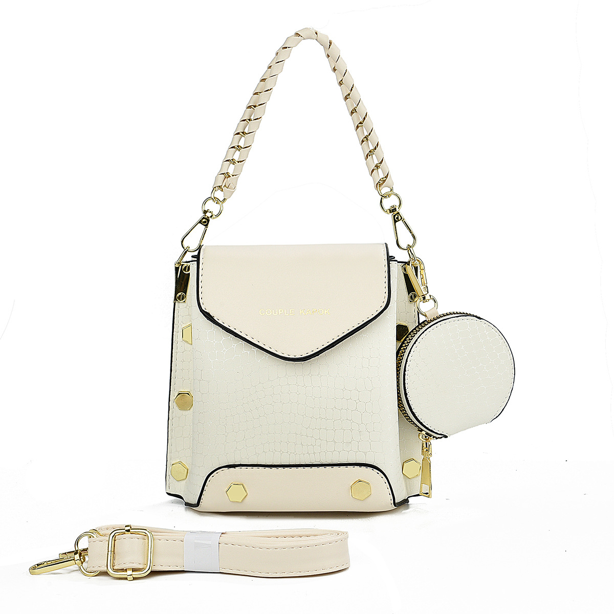 Exquisita bolsa cuadrada 2025 nuevo mini bolso de moda versátil bolso de hombro mochila casual bolsas transfronterizas