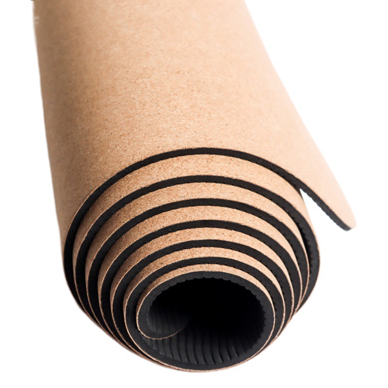 Cork yoga mat thickened non-slip TPE fitness mat thin eco-friendly mat yoga mat mat wholesale
