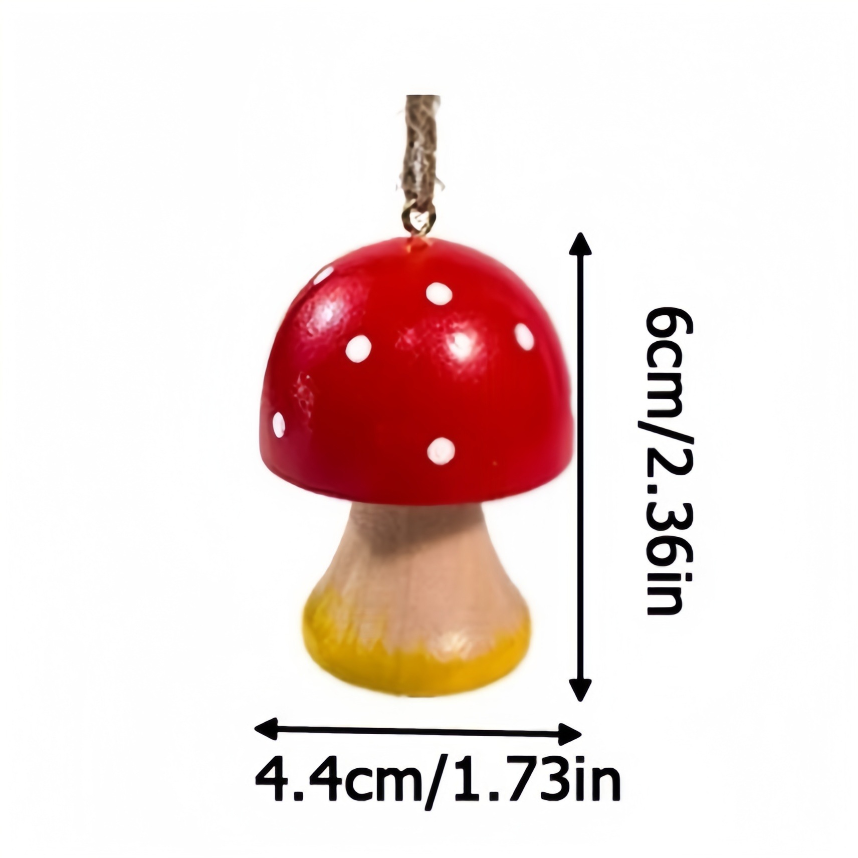 Amazon nuevo tipo de hongos adornos de madera adornos de escritorio de atmósfera de vacaciones