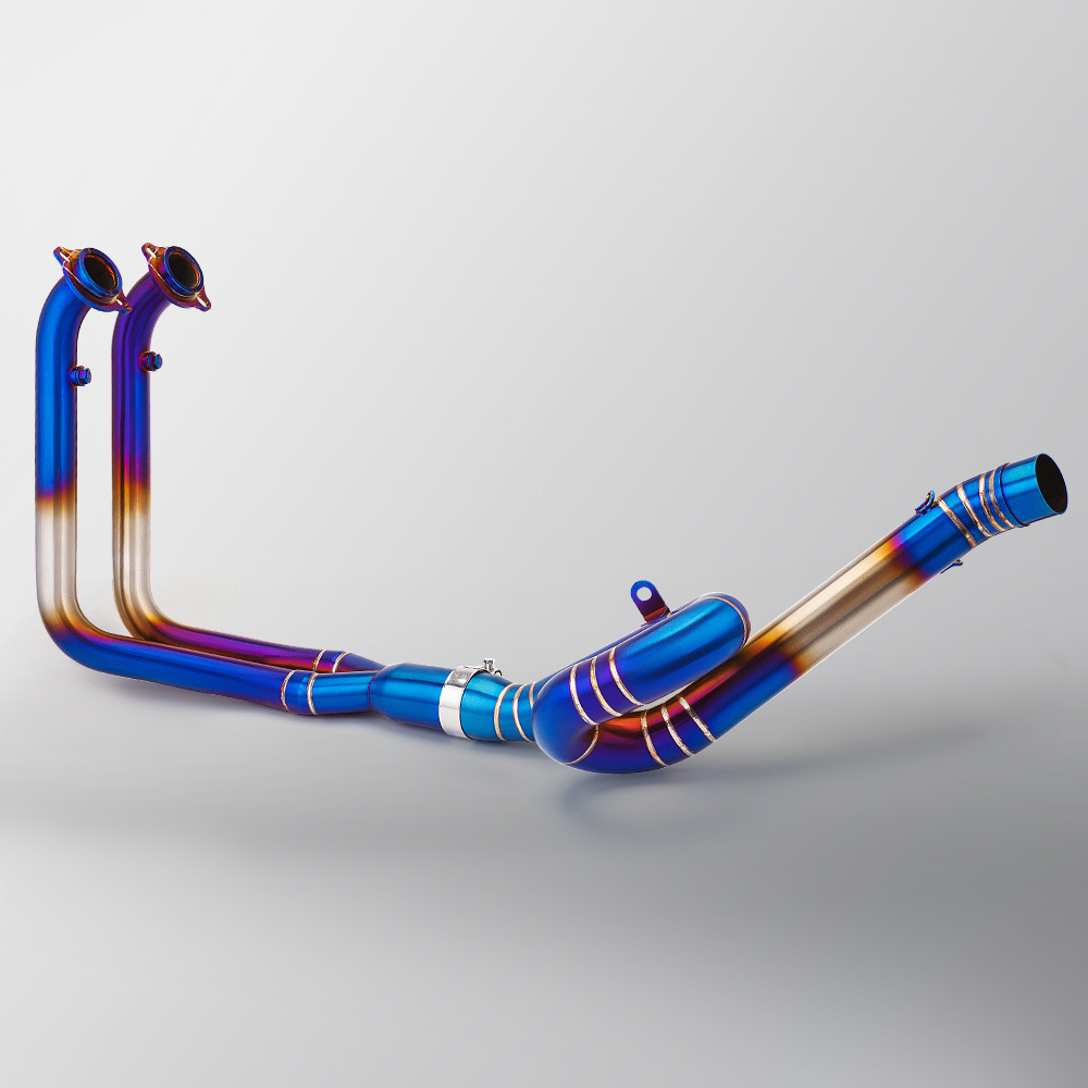 Suitable for 752S Modification, Front Exhaust Pipe, Bj750Gs Stainless Steel with Drum, Direct Installation Without Damage