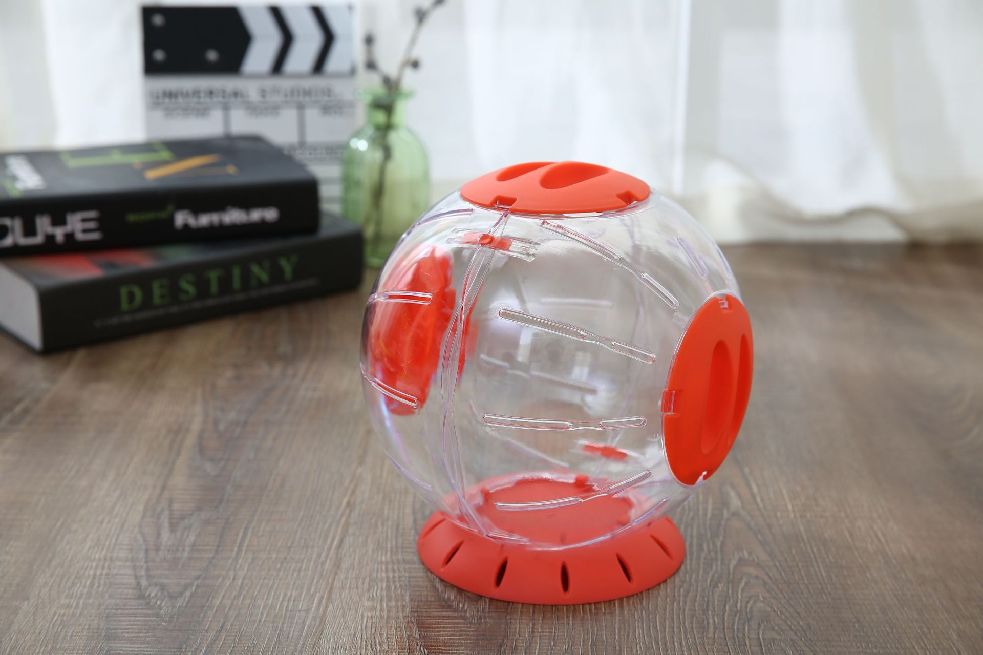 Pet Boer hamster deportivo ejecutar bola simple diseño de bloqueo juguete pet hamster rueda ventilada pet rodillo