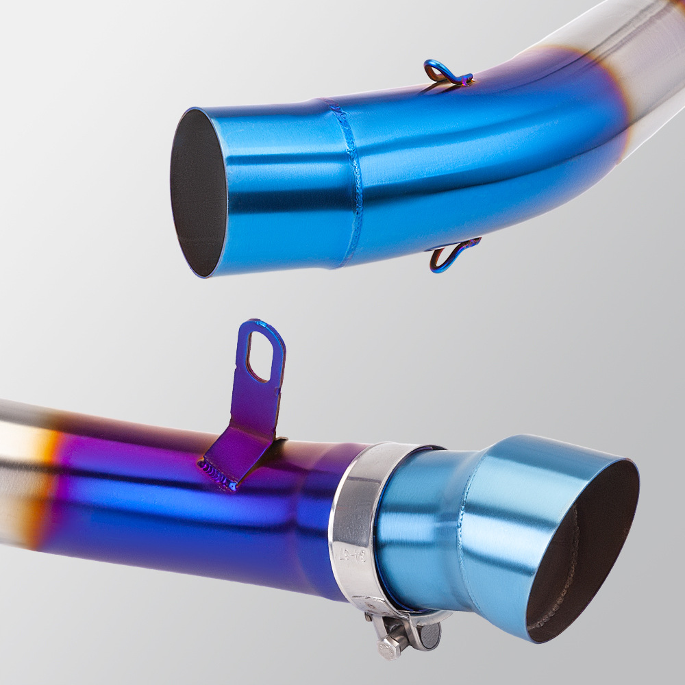 Motorcycle locomotive exhaust pipe modification CBR650R 650F stainless steel middle section 14-20 years non-destructive installation