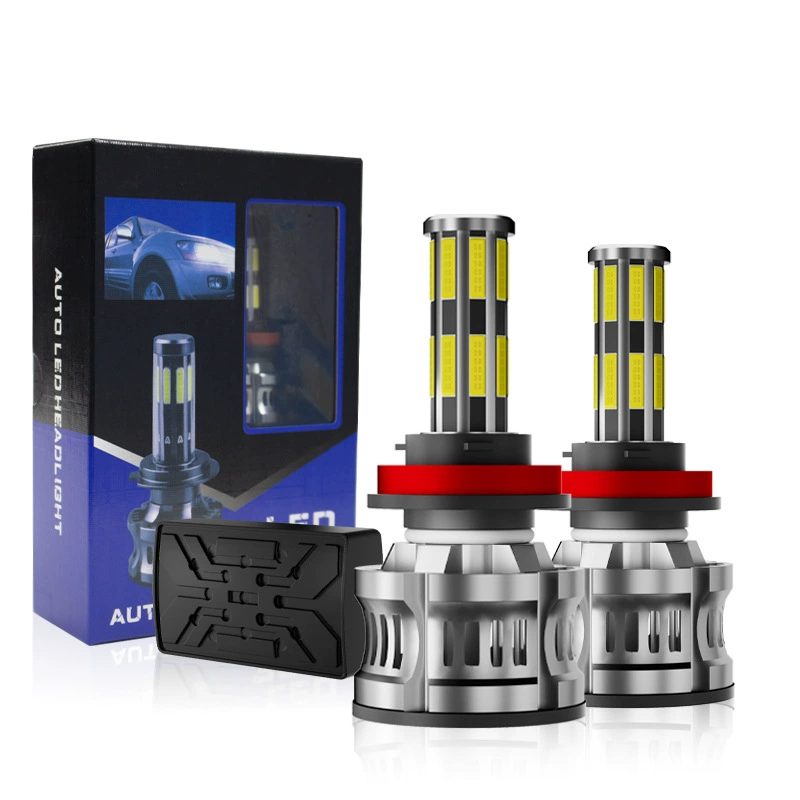 Трансграничные горячие продажи автомобиля светодиодные фары 360 градусов света 16 сторон концентрирующие фары H7 H11 H4 светодиодные фары