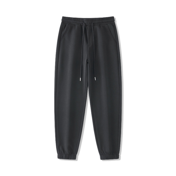 2025 otoño y invierno pantalones deportivos de pies de hombre pantalones de punto de gran tamaño sueltos pesados juveniles casual pantalones de moda image 6
