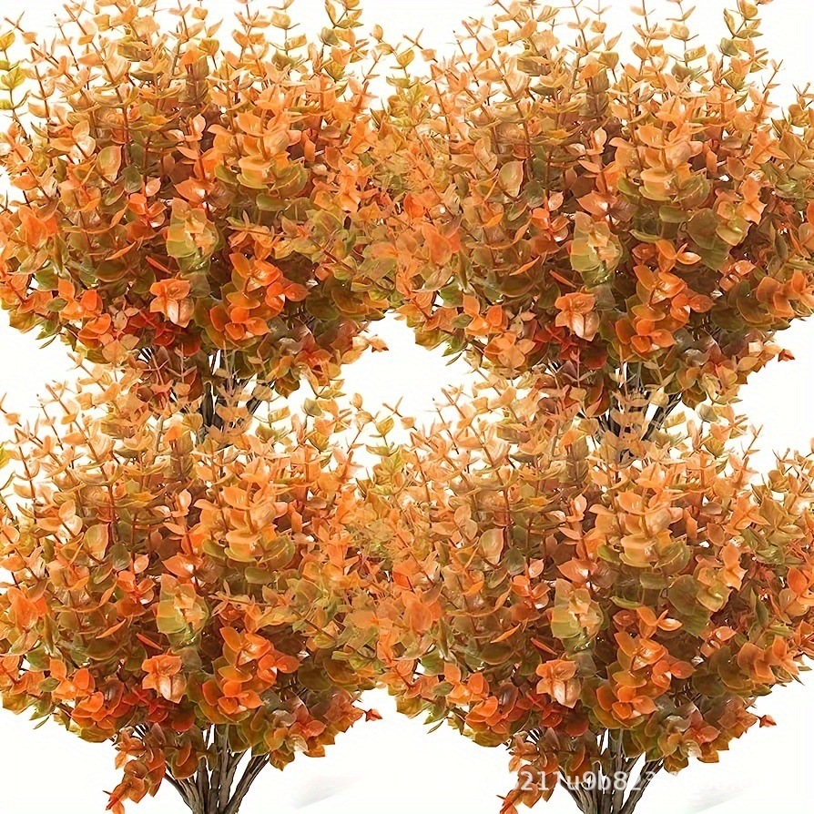 Artificial Flowers Cross-Border Autumn Eucalyptus Straw Bunch Outdoor Home Garden Landscaping Decoration Wholesale