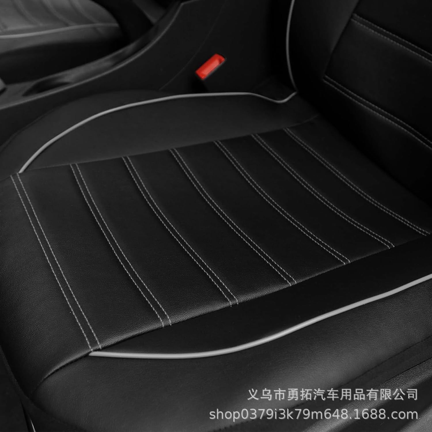 Cross-Border Hot-Selling Pu Double-Needle High-Back Leather Car Seat Cover Amazon Temu Mercado Libre Mexico
